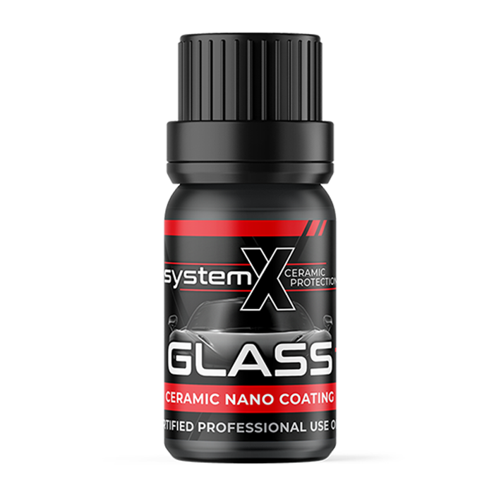 Bottle of System X Glass Ceramic Nano Coating on a white background